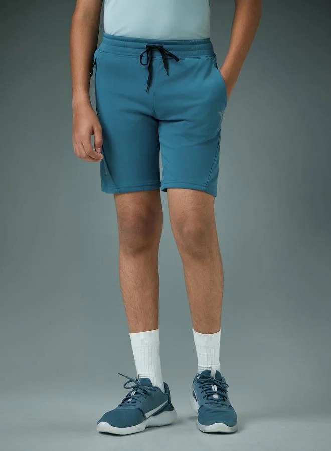 Technosport Boys Slim Fit Sports Shorts with TECHNO GUARD